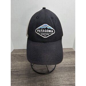 Patagonia Ventura Snapback Brown White Mesh Truckers Adjustable Hat